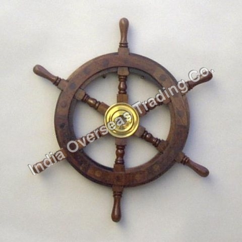Wooden Ship Wheel