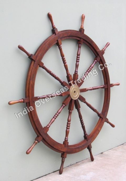 Wooden Ship Wheel