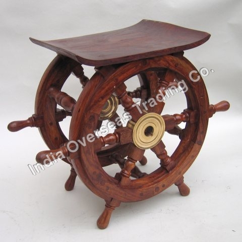Wooden Ship Wheel