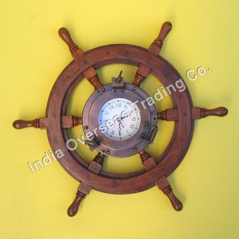 Wooden Ship Wheel