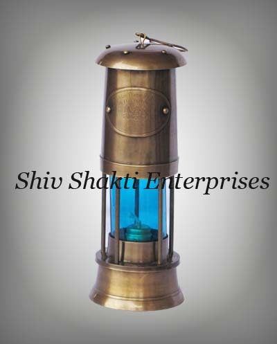 Blue Miner Lamp