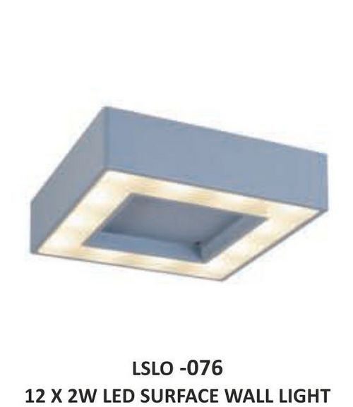 Outdoor Wall Light - Aluminum 12x12 Inches, 24W LED, Bright Illumination, Energy Efficient, Weather Resistant
