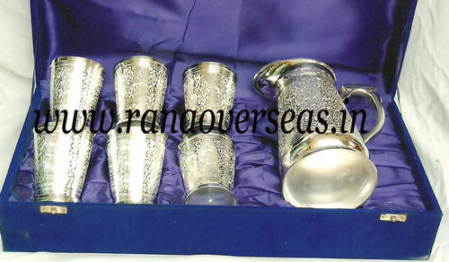 Engraved Silver Plated Set