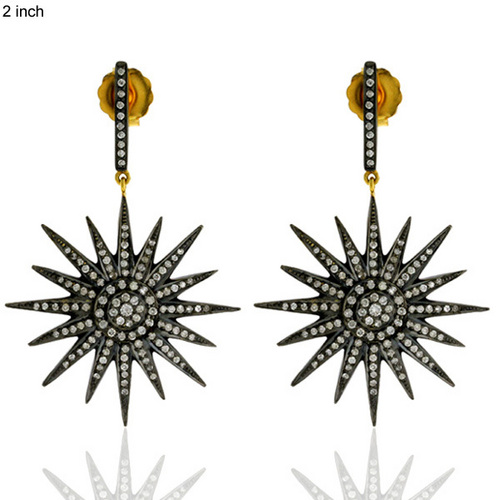 Diamond Star Earrings