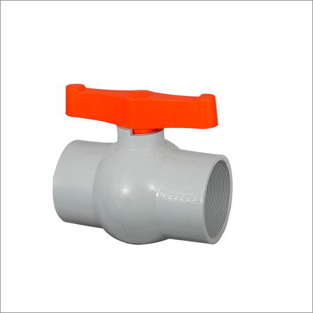 PP Solid Gray Ball Valve