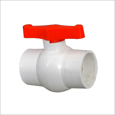 PP Solid White Ball Valve