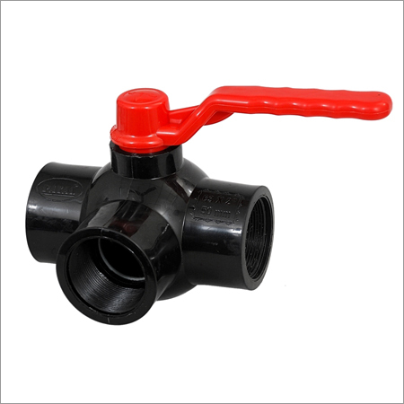 PP Three Way Ball Valve