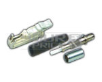 E-2000-MM Connector with 3.0 mm Boot - Metal and Plastic, Multi-Mode, Simplex, Spring-Loaded Cap, Low Insertion Loss
