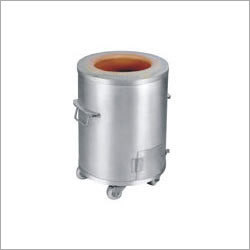 SS Round Tandoor With Cemented Top