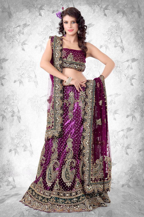 Zardosi Net Lehenga Choli