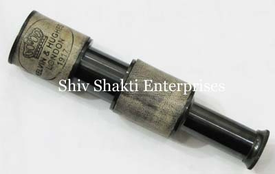 Black antique telescope