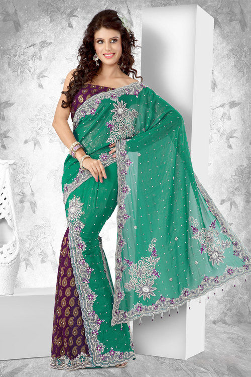 Fab Shimmer Ready Pleated Saree