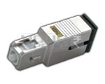 SC/APC Male/Female Attenuator (5dB) - Plastic, 20x10x8mm, 850-1625nm | Power Reduction, Signal Balance, Low Insertion Loss