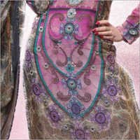 Kurti Kaftan - Polyester Blend, 50-55 Inches Length, Pink Color, Embroidered Design | Attractive Look, Comfortable Wear, Durable Fabric, Shrink Resistant, Versatile Use