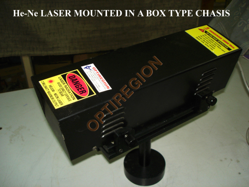 HE- NE Laser Mounted in a Box type Chassis