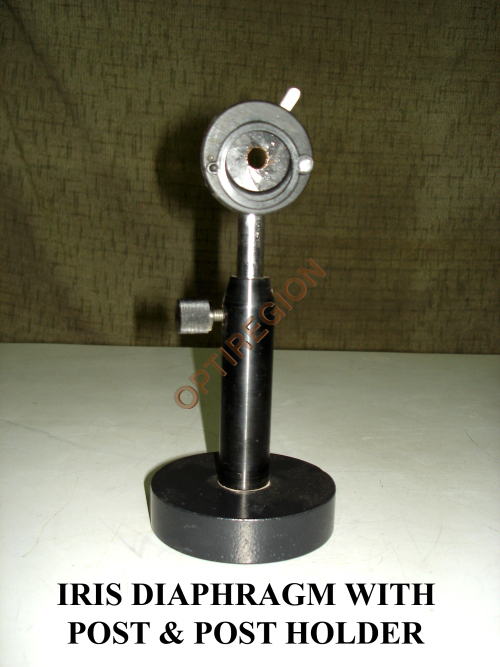 Iris Diaphragm With Post & Post Holder