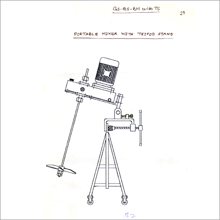 Portable Mixer with Tripod Stand