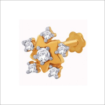 Gold Diamond Nose Pins 1013