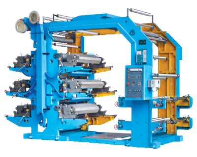 Six Colour Flexographic Printing Machine