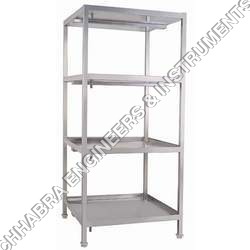 S.S. Rack - Stainless Steel, 3-4 Ft Height, 13.39 x 7.87 Inches | Easy to Use, Fast Working, Durable Design for Hotels