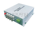 8 Channel Video Digital Optical Converter (8 Video + 1 Data 8V 1D) 8 Channel AV up to 20 kms