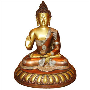 Brass Buddha Statues Dimension(L*W*H): 21" Inch (In)