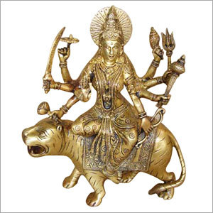 Eco-Friendly Durga On Lion