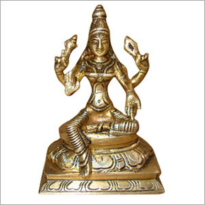 Eco-Friendly Laxmi Sitting On Sq. Base