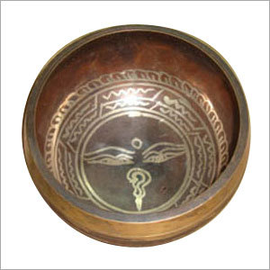 Brass Tibetan Singing Bowl Dimension(l*w*h): 4. 75 Inch (In)