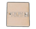 Telephone Wall Socket with Shutter - 6P 4C