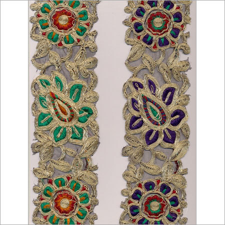 Colored Embroidered Laces
