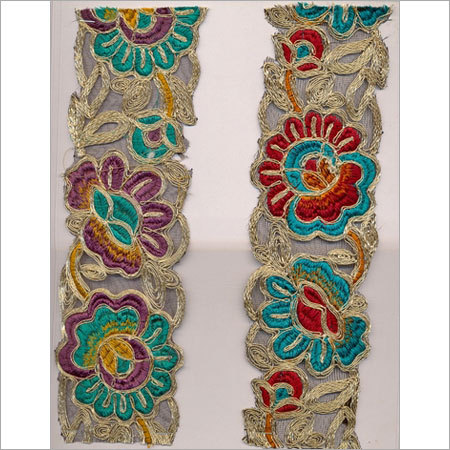 Silk Embroidered Laces