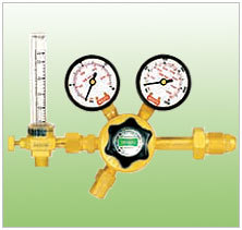 Single Stage Regulator with Flow Meter
