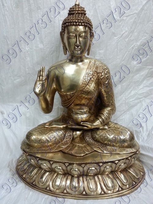 Brass Buddha Sculptures