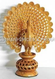 Wooden Peacock