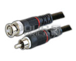 BNC Plug to RCA Plug Cord Deluxe