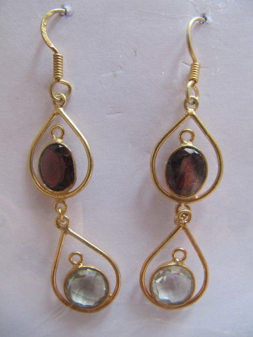 Silver Stone Earring 