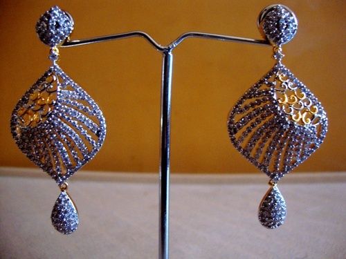 CZ Stone Earrings