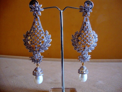 Designer Pearl Earring By SHRI AMBIKA UDYOG