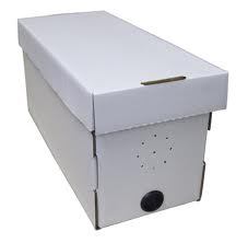 white duplex carrugated box