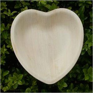 Heart Shaped Areca Plates