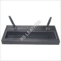 Black Leather Pen Stand