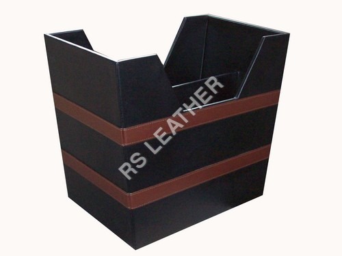 Leather And Leatherette Magazine Display   Holder