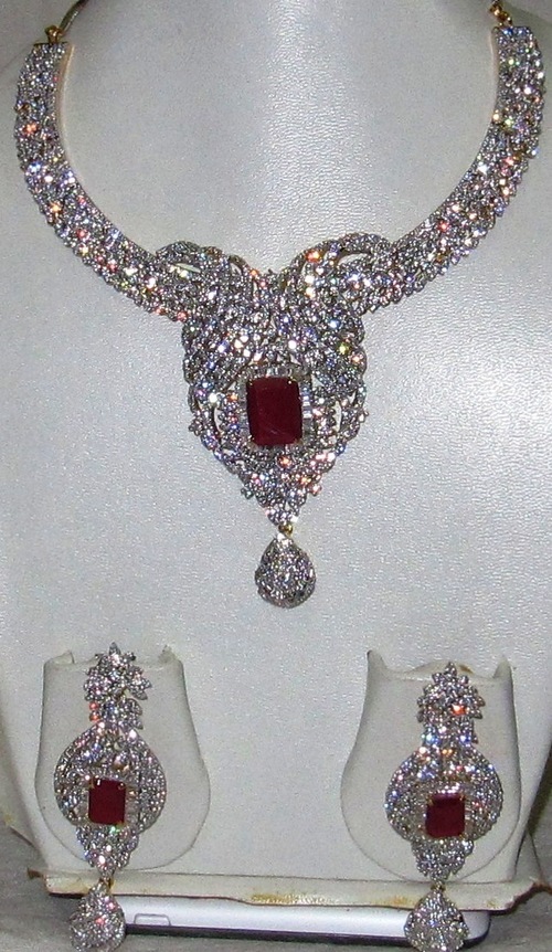 Bridal Heavy Necklace Set By SHRI AMBIKA UDYOG