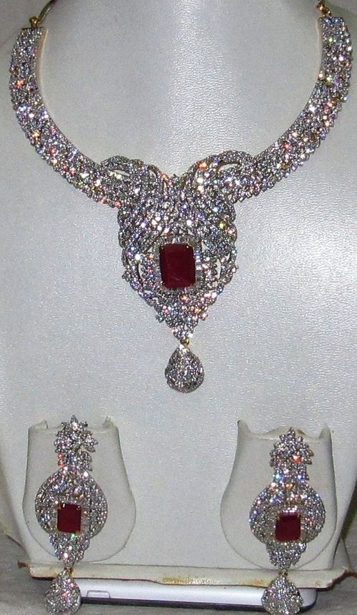 Bridal Heavy Necklace Set