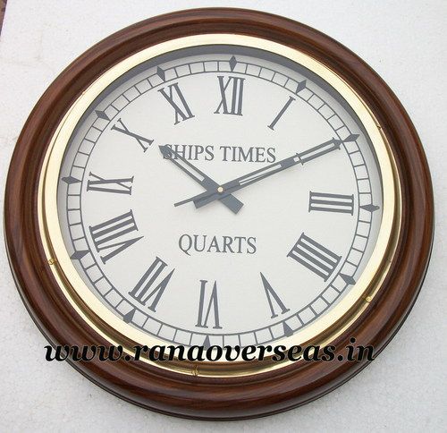 Wall Hanging Wooden Clock