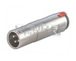 XLR 3 Pin male to TS Female Adapter