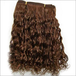 Brown Curl Human Hair Weft