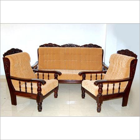 Wooden Classic Sofa Set