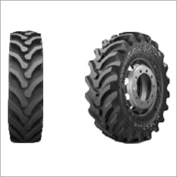 Agricultural Cross Ply (Krishak Premium) - Rubber, Black, Arc Tread, Angular-Lug Design | Self Cleaning, Improved Soil Traction, Long Mileage